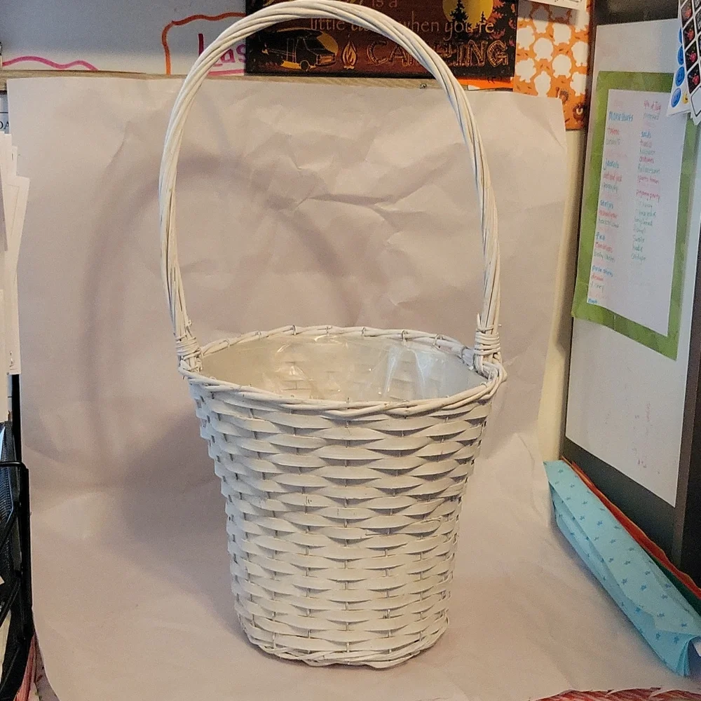 Large White Basket